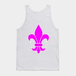 fleur de lis (pink) Tank Top